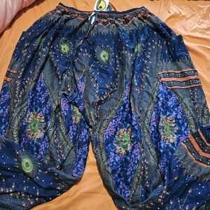 NWT XXL Colorful Bohemian Harem Pants